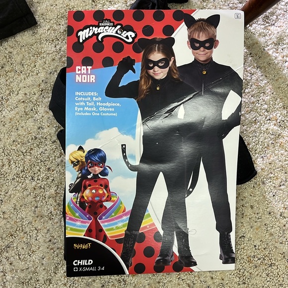 Miraculous Ladybug Cat Noir Costume - Picture 2 of 2
